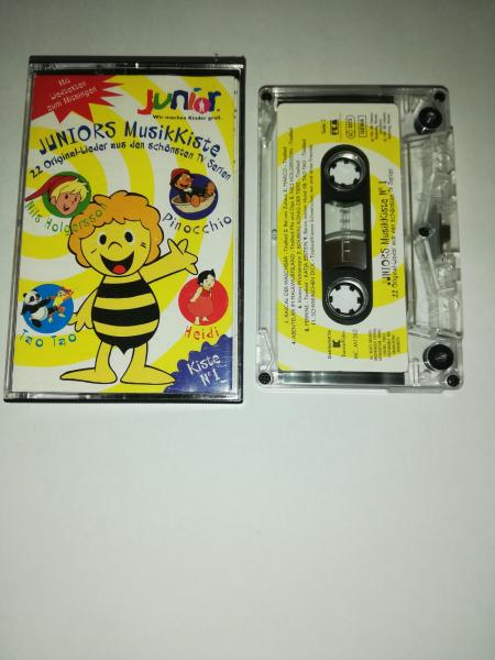 Juniors Musikkiste 22 Original-Lieder aus den schönsten TV Serien Transparent mit Gelb Weißen Aufkleber MI362 FKM